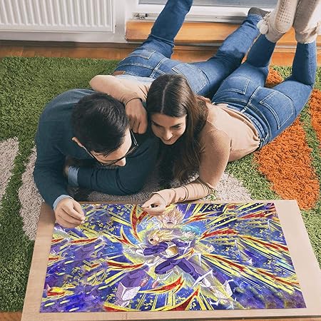 Amazon 1000ピース ジグソーパズル ドラゴンボールzパワーdbz ゲームパズル 子供向け カップルゲーム アート おもしろい 贈り物 50x75 5cm おもちゃ おもちゃ