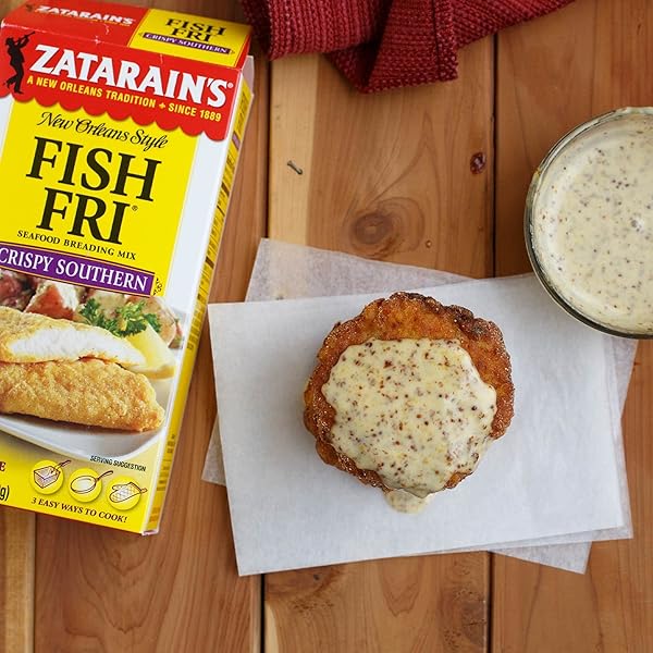 ZATARAIN’S CRISPY SOUTHERN FISH FRI SEAFOOD BREADING MIX, 24 OZ
