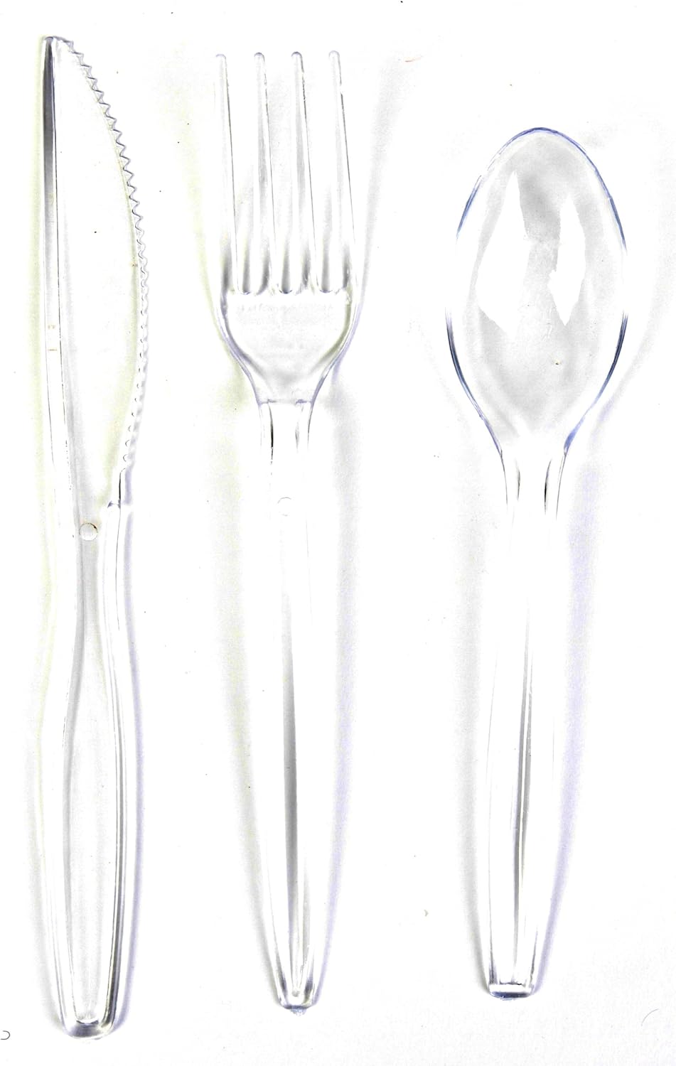 Good Living 54Piece Elegant Clear Plastic Cutlery Set, 1