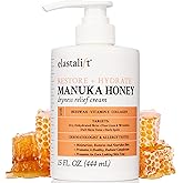 Elastalift Manuka Honey Cream Face Moisturizer & Body Butter Lotion For Dry Skin | Firming & Hydrating Miracle Balm Skin Care Moisturizing Lotion For Women, Wrinkles, & Sun Damaged Skin, 15 Fl Oz