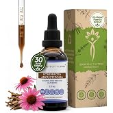 Secrets of the Tribe Echinacea Angustifolia Liquid Extract for Immune Support &amp; Respiratory Health | Herbal Supplement | Alcohol-Free | Echinacea angustifolia Dried Root | Drops 2 fl oz