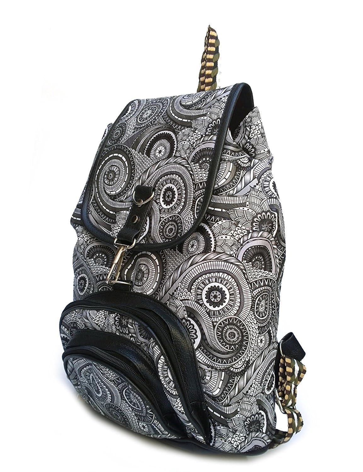 darash fashion pu women's stylish handbag backpacks - multicolour (bag-173a)