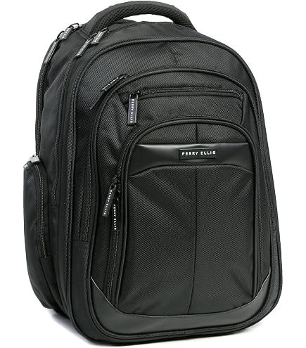 Amazon.com: Perry Ellis Men's M150 Business Laptop Backpack Fits