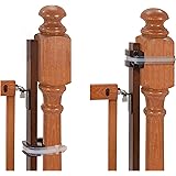 Summer Banister to Banister Gate Mounting Kit - Fits Round or Square Banisters, Accommodates Most Hardware & Pressure Mount B