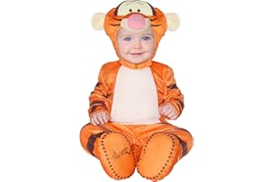 Spirit Halloween Winnie the Pooh Baby Tigger Costume | Officially Licensed | Disney | 0 to 18 months Halloween Costumes