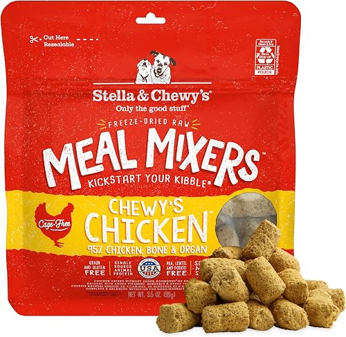 Stella & Chewy's Meal Mixers comida cruda liofilizada de res para — Comida para perros