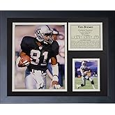 Legends Never Die "Tim Brown Raiders Framed Photo Collage, 11 x 14-Inch, (11627U)