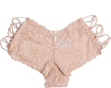 floral lace see through panties