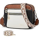 Crossbody Purse for Women Small Crossbody Bags Trendy Vegan Leather with Adjustable Shoulder Straps Gift for Mother Wife Mom