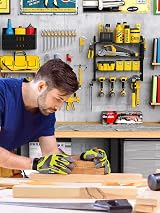 Mutool Power Tool Organizer Wall Mount 3 Tier 4 Holders Drill Rack view 7