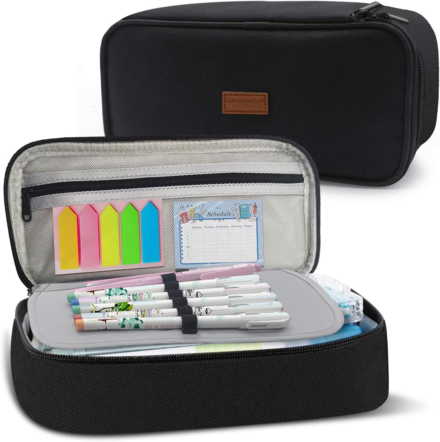 Large Pen Organizer Pencil Case Pouch 