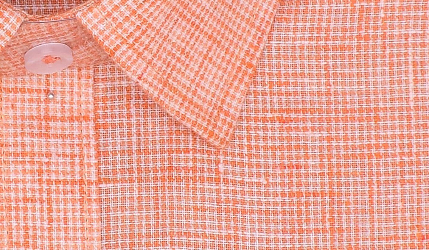 arihant men's checkered half sleeves reguler fit cotton linen formal shirts