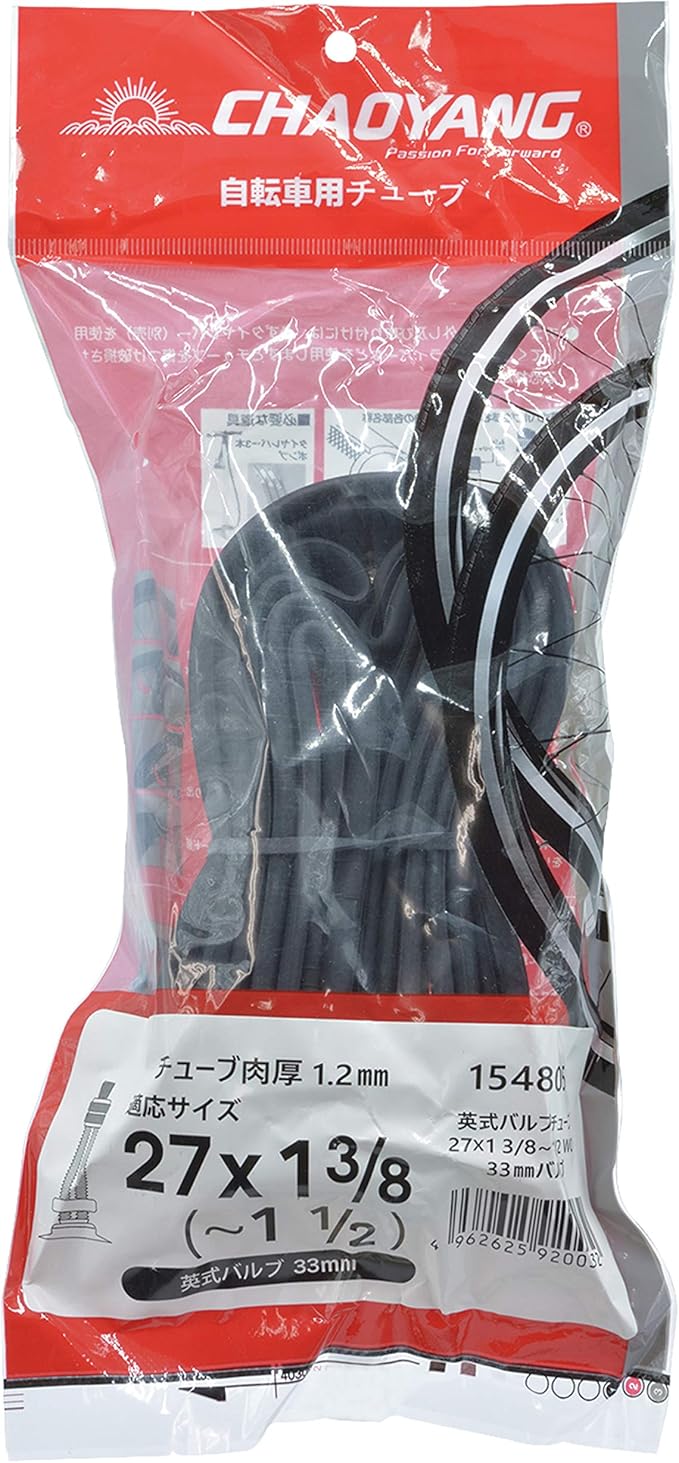 Amazon Chao Yang チャオヤン チューブ 27x1 3 8 1 2wo 英式バルブ 1 2mm肉厚 チャオヤン Chao Yang タイヤチューブ