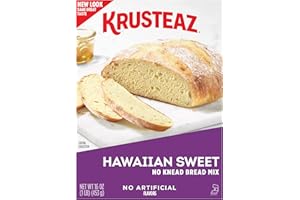 Krusteaz Hawaiian Sweet No Knead Bread Mix, Sweet Artisan Bread, Certified Kosher, 16-ounce Boxes (Pack of 12)