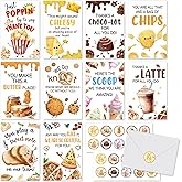 ZOIIWA 40Pcs Funny Employee Appreciation Cards Bulk Thank You Card with Envelopes and Stickers Inspirational Words Staff Happy Greeting Card Work Anniversary for Business Company Coworker Cards 6x4''