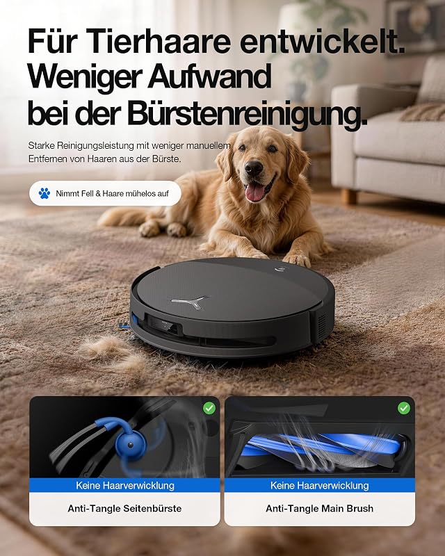 T90 PRO Omni Saugroboter mit Wischfunktion 30.000 Pa, PowerBoost