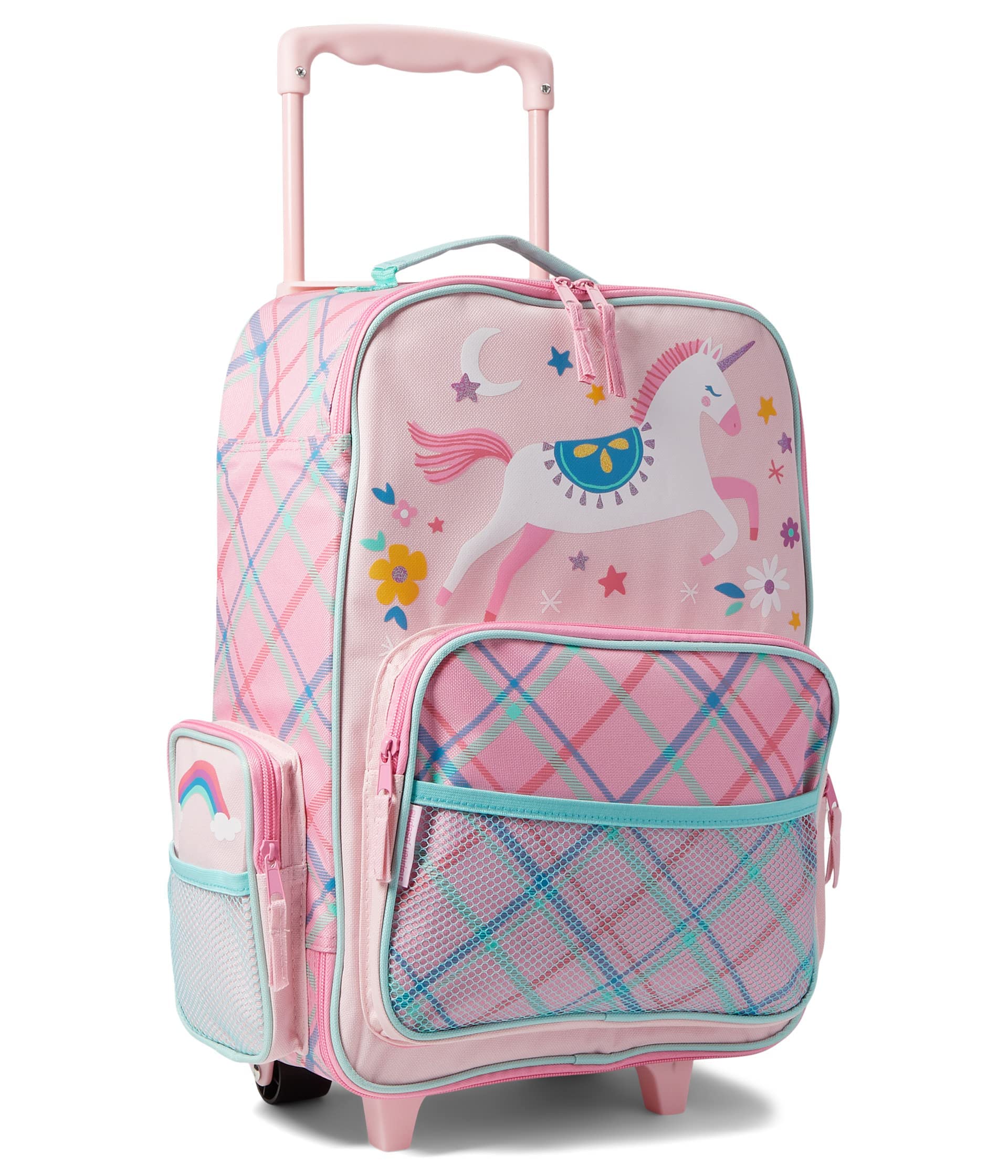 Stephen Joseph Kids' Classic Rolling Luggage, Pink Unicorn, One Size