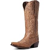 Ariat womens Heritage X Toe Elastic Wide Calf Western BootWestern Boot