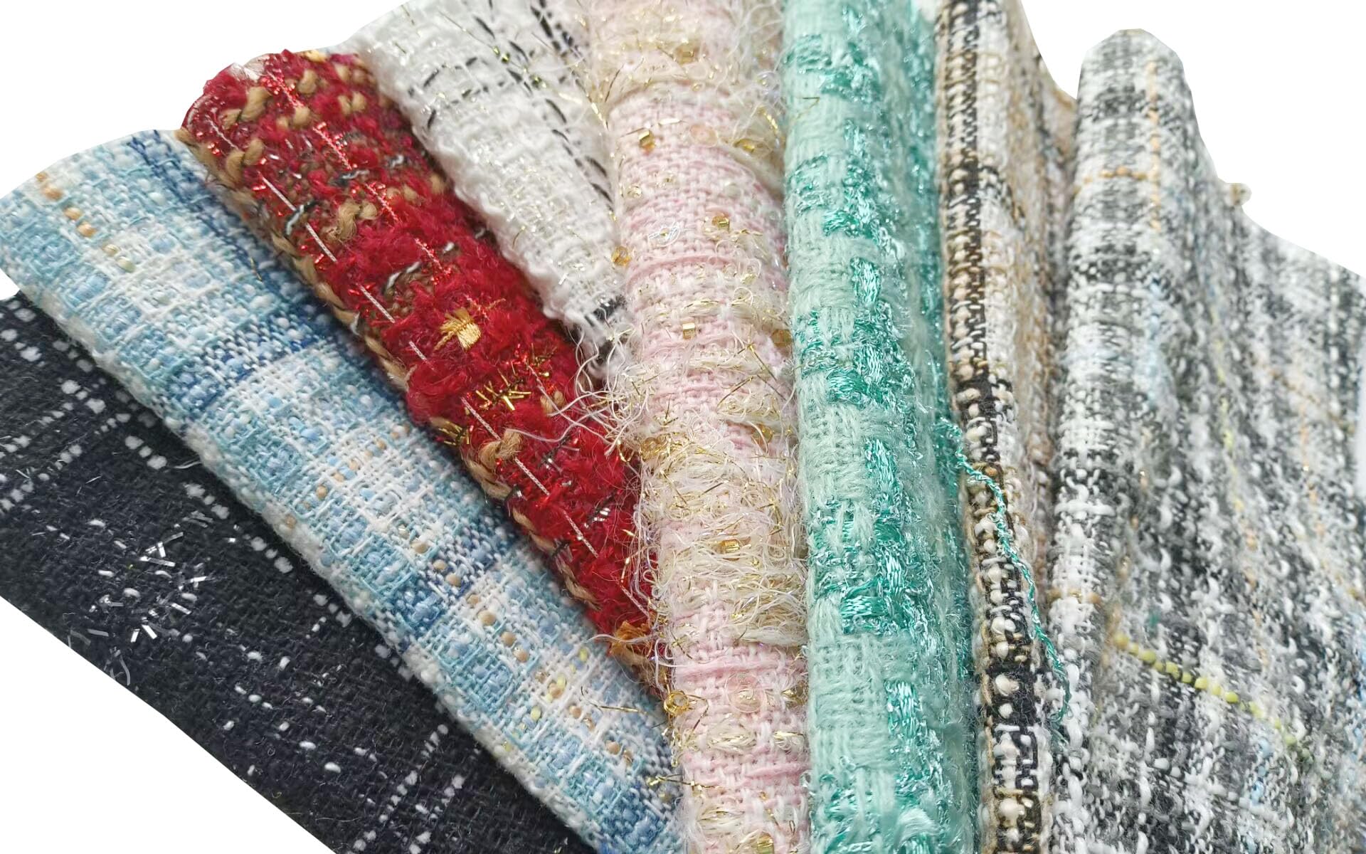8pcs 20cm x 18cm Tweed Fabric Craft Bundle Squares Patchwork DIY Handmade Material Set Bundle Home Crafts Sewing Scrapbooking Quilting