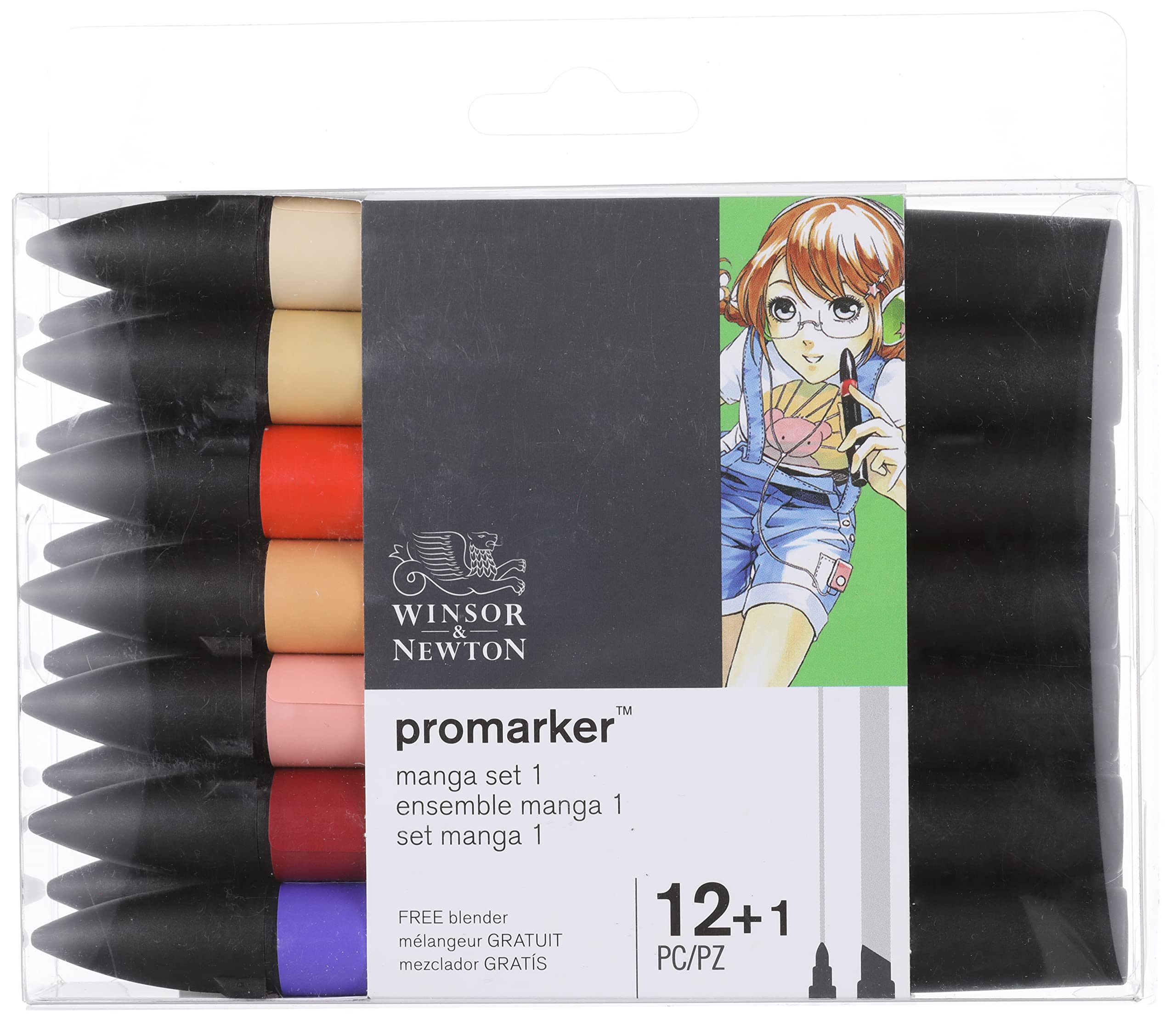 W&N PROMARKER 12+1 Manga Expansion Pack 1