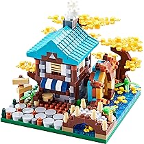 JXRLMB Conjunto de micro blocos de construção japoneses para