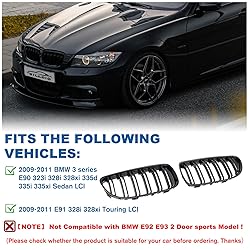 BILLDIO E90 Grille - Front Kidney Grille Double