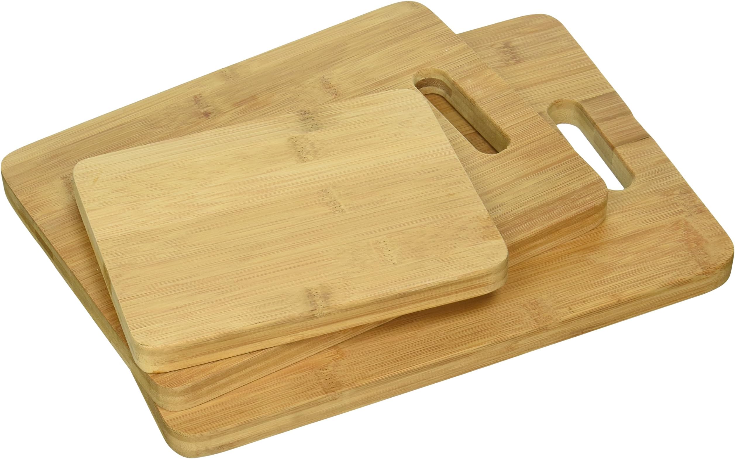 Essential Houseware Bamboo Chopping Boards, Set Of 3