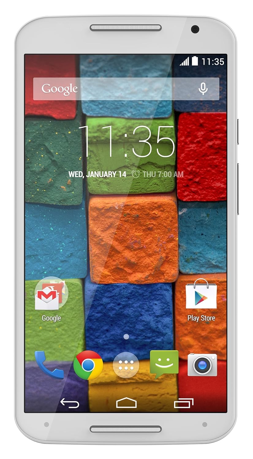 Amazon.com: Motorola Moto X (2nd generation) Unlocked Cellphone, 16GB,  White/Bamboo: Cell Phones & Accessories