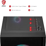 MSI MAG FORGE 320R AIRFLOW Mid-Tower PC Case ATX RTX 40 Support ARGB Filters view 4