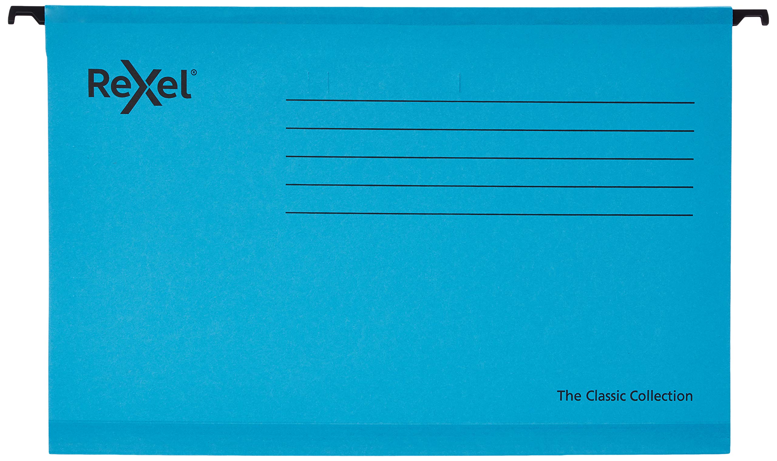 Rexel Classic Suspension Files Foolscap Blue (Pack of 25) 2115590