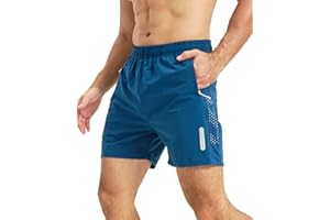 Apprivoise-moi Men's Athletic Shorts Quick Dry Workout Shorts 7"/ 5"/ 9" Lightweight Hiking Linerless