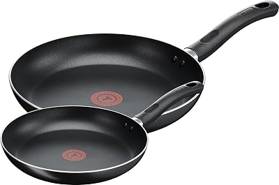 Tefal Taste Twin Frying Pan Set 20cm 28cm Non-Stick Aluminium