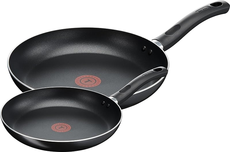Tefal Taste Twin Frying Pan Set 20cm 28cm Non-Stick Aluminium