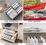 TAILI Roll Up Vacuum Storage Bags 12 Pack Large 27.5x17.7 & Medium 23.6x15.7 view 7