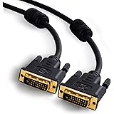 CSL - 3m high speed DVI to DVI cable | Dual Link 24+1 | gold-plated contacts | HDTV resolution up to 2560x1600 | 2x ferrite core | tin-plated OFC copper conductor | x.v. colour