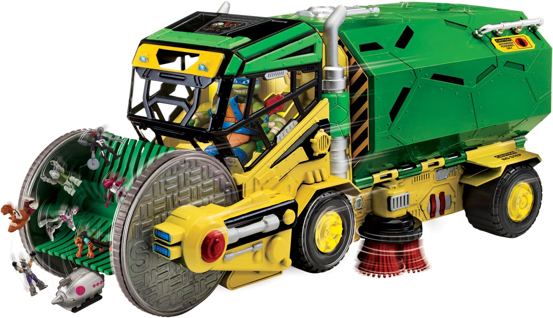 Teenage Mutant Ninja Turtles Micro Mutant Sweeper Ops Deluxe Vehicle to Playset