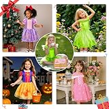 MELAND Princess Costumes for Girls 4 Set Dress Up Toys 3-8 Years view 8