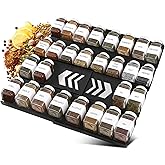 ALCOVA Expandable Spice Drawer Organizer - Adjustable 4 Tier Drawer Spice Organizer Tray Insert for Efficient Spice Organizat