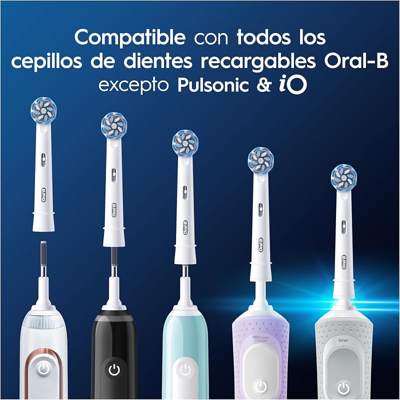 Pro CrossAction Cabezales de Recambio Originales, Negro, Pack de 12