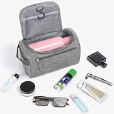 Etercycle Hanging Wash Bag Travel Toiletry Bag Grey Waterproof Oxford view 3