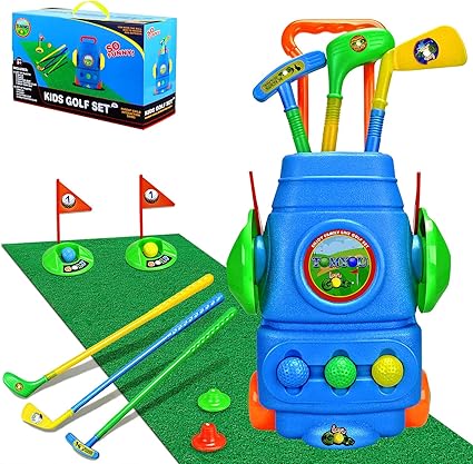 TOMYOU Kids Golf Toy Set – Golf Cart 