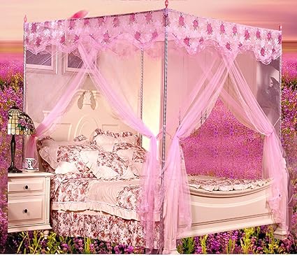 pink princess bed canopy