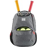 Tennis Bag for Men Women, Racquetball Pickleball Paddle Squash Sling Bags Crossbody Sports Backpack Adult with USB Charge Port
