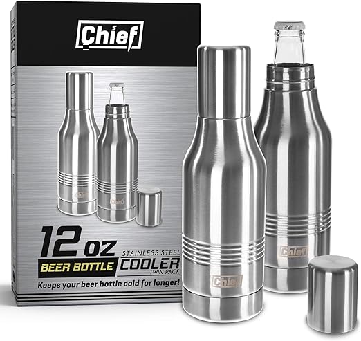 Amazon Com Beer Bottle Insulator Double Wall Stainless Steel