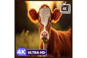 Pasture Cow Scene with Pastoral Birdsong