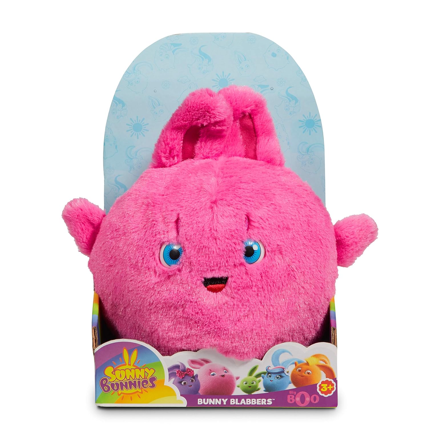 Pink Funrise Inc. Sunny Bunnies Bunny Blabbers Big Boo Toy Stuffed