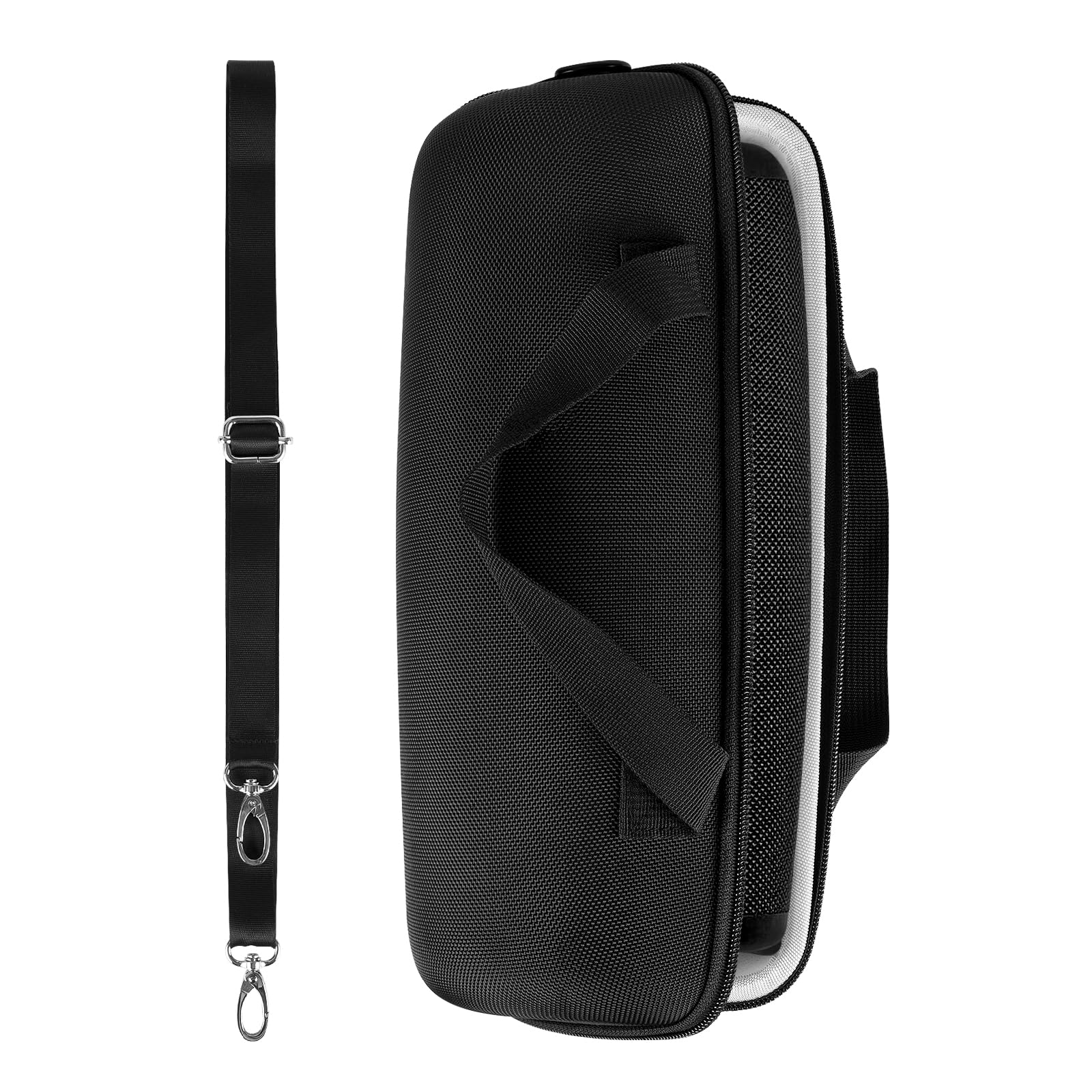 Geekria Shield Speaker Case Compatible with JBL Xtreme 3, Replacement Travel Hard Shell Portable Speaker Protective Carrying Bag with Cable Storage (Black)