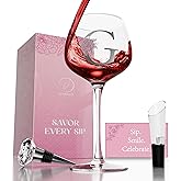 vaanshie Personalized 16 oz Wine Glass for Women, Custom Monogram Initial G, Engraved Wine Glass Gift for Her, Mom, Wife, Sister, Friend – Birthday, Christmas, Valentine’s Day