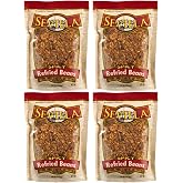 Spicy Refried Beans Dehydrated 8 oz (4 PACK) Fast Cooking! (8 Ounce (Pack of 4), Spicy Refried Beans)