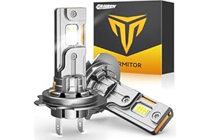 Termitor H7 Light Bulbs, 40000LM 900% Super Bright, 6500K Cool White, Real 1:1 Halogen Mini Size H7 H7LL Fog Light bulb, Plug and Play, Pack of 2